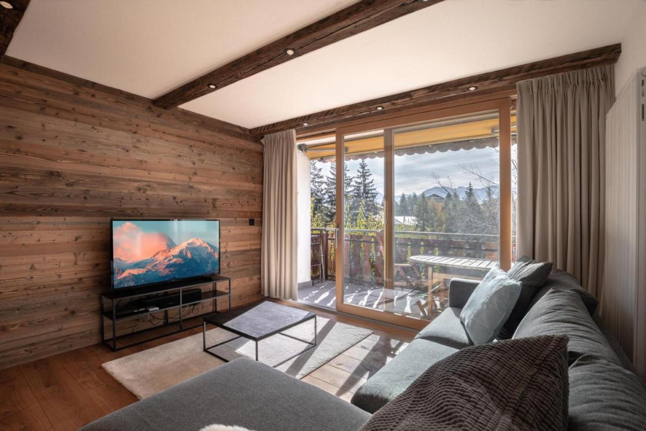 Apartment Etrier Кран-Монтана Экстерьер фото